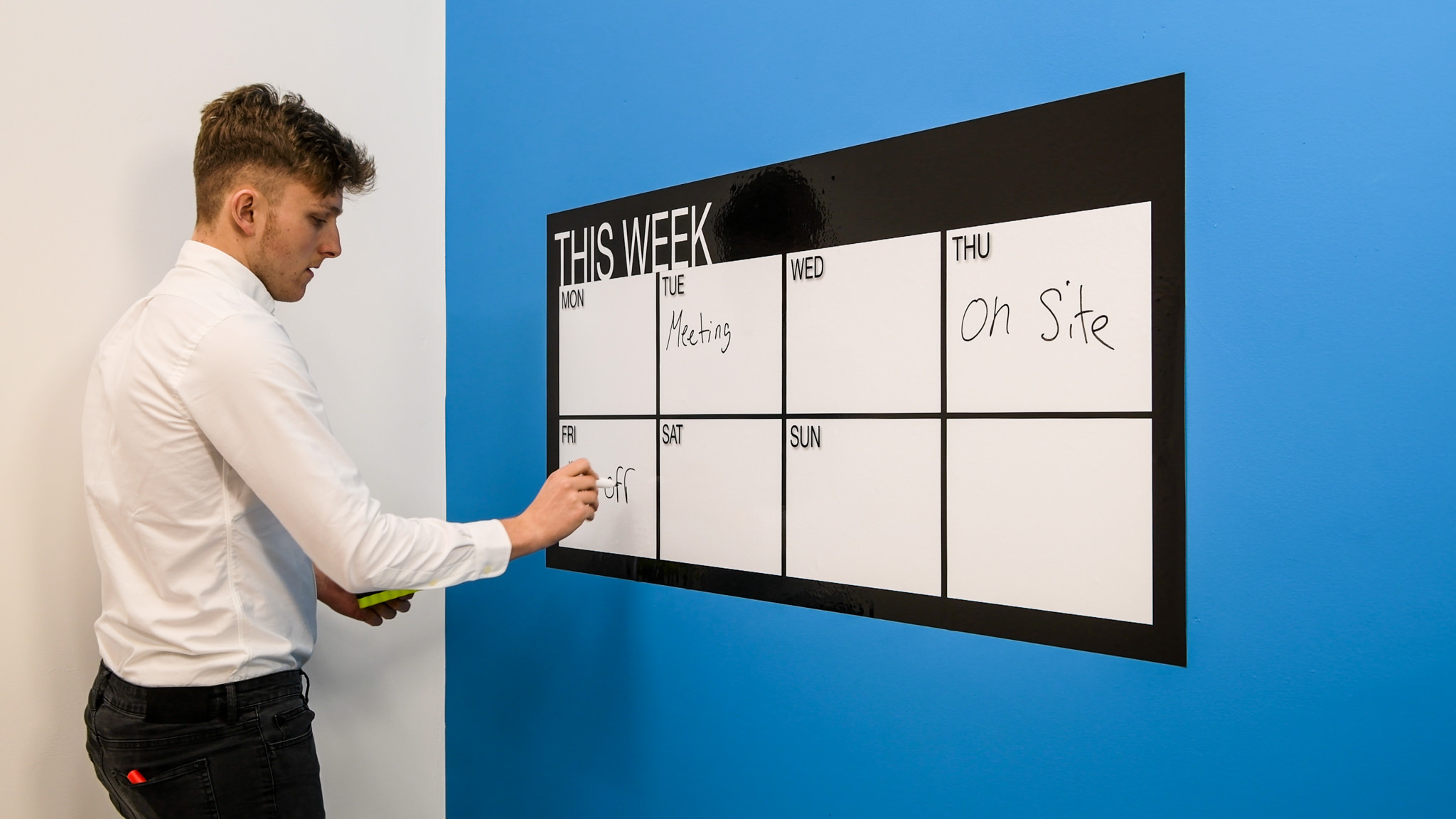 THIS WEEK - Whiteboard planner and whiteboard calendar